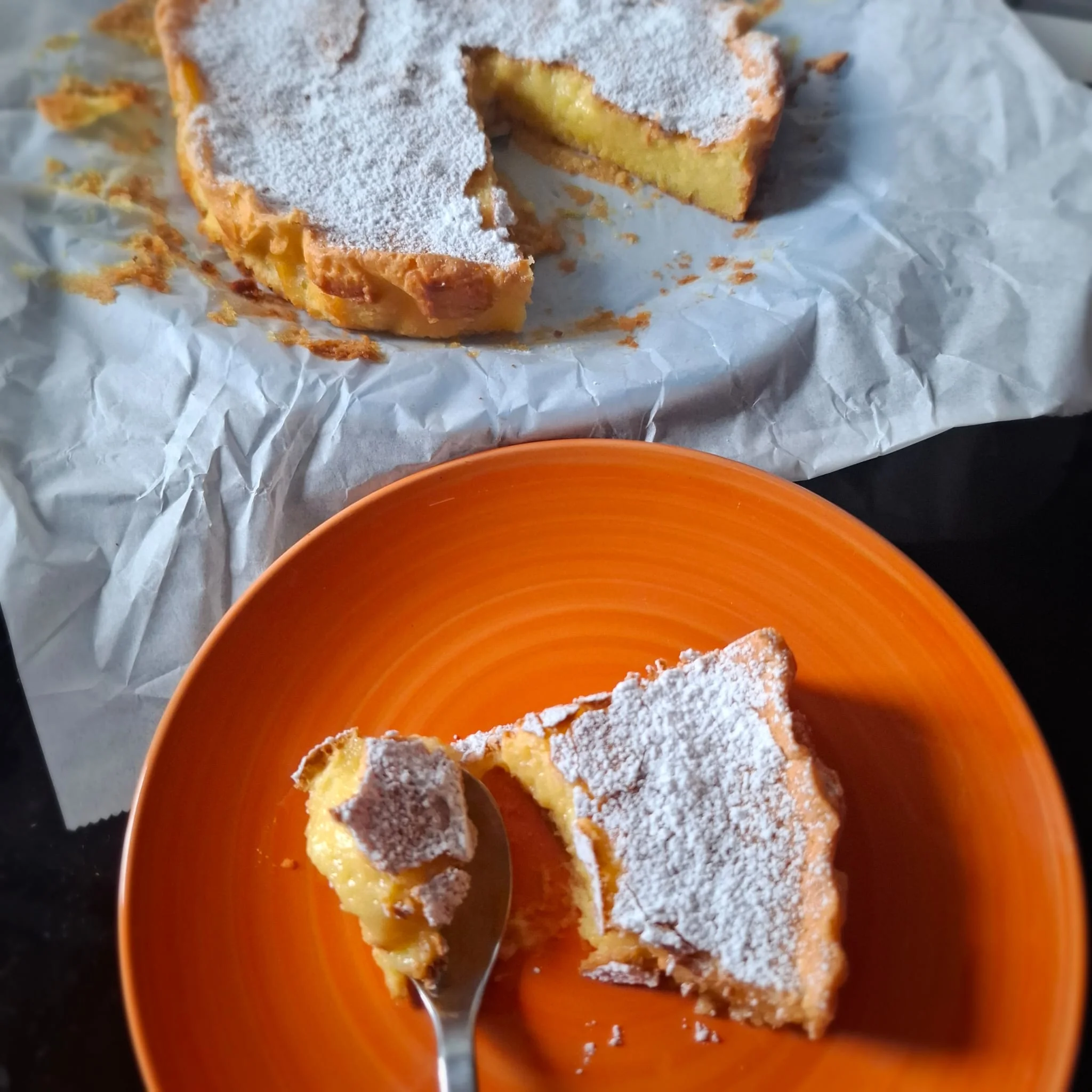 Torta Tenerina al cioccolato bianco