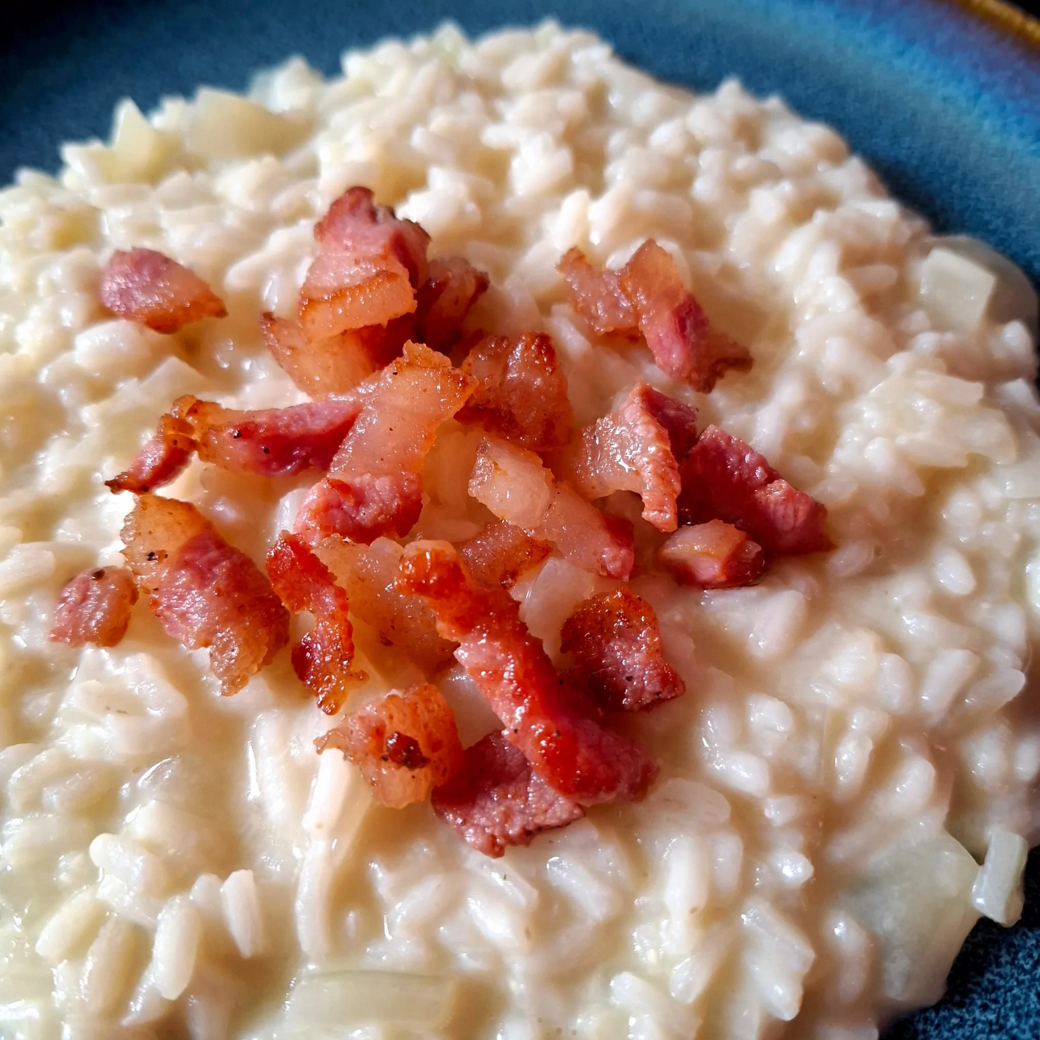 Risotto al Maasdam con guanciale croccante