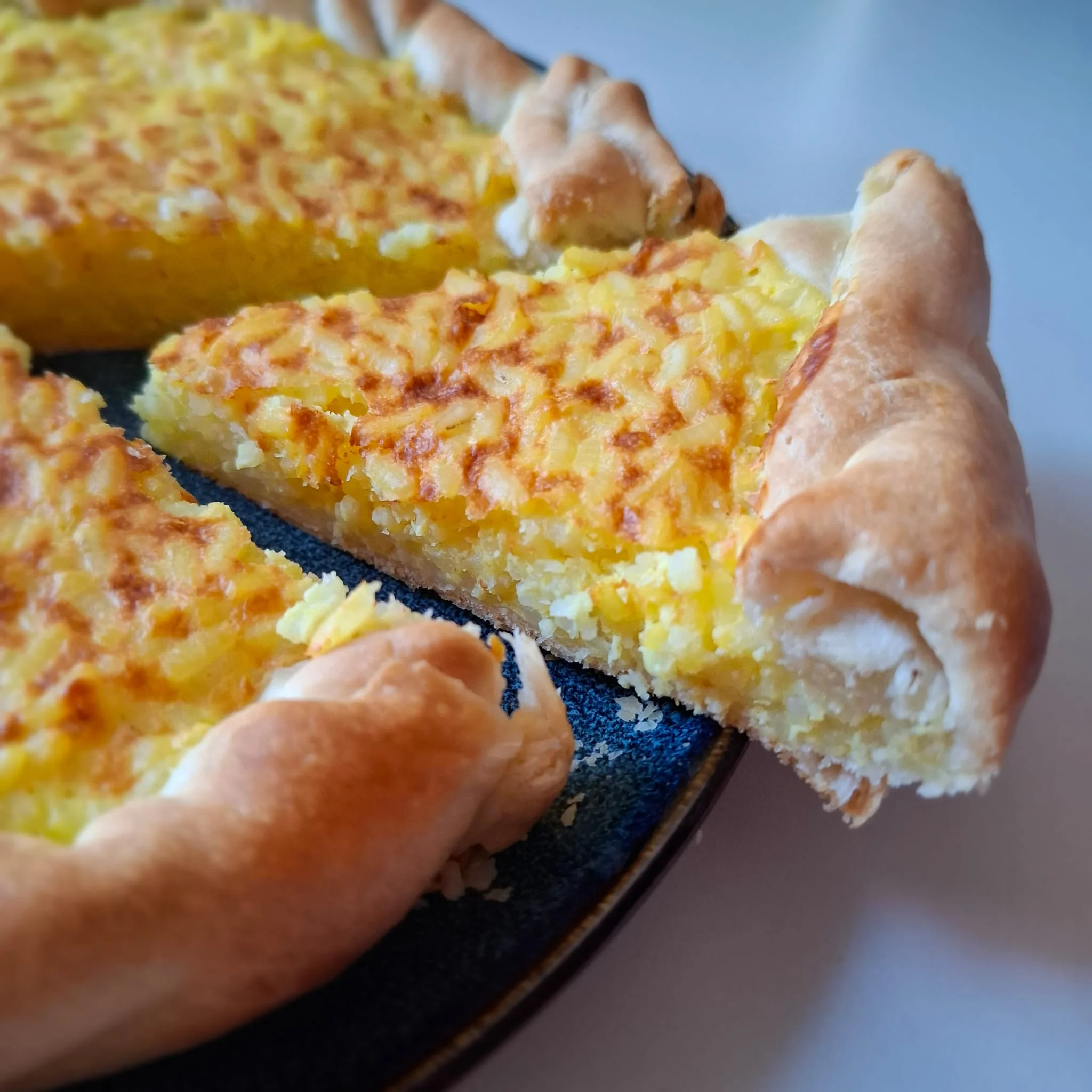 Torta di riso allo zafferano